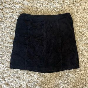 Mi Ami Black Velvet Skirt